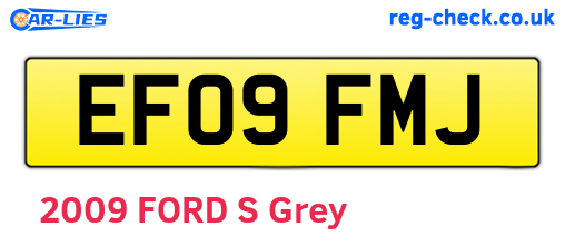 EF09FMJ are the vehicle registration plates.