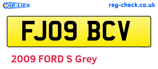 FJ09BCV are the vehicle registration plates.