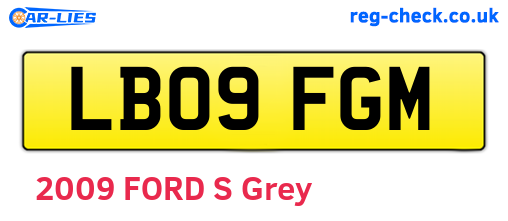 LB09FGM are the vehicle registration plates.