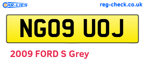 NG09UOJ are the vehicle registration plates.