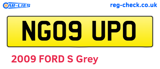 NG09UPO are the vehicle registration plates.