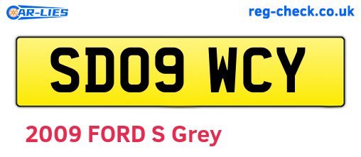 SD09WCY are the vehicle registration plates.