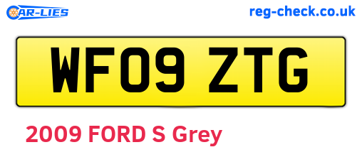 WF09ZTG are the vehicle registration plates.