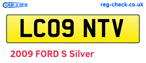 LC09NTV are the vehicle registration plates.