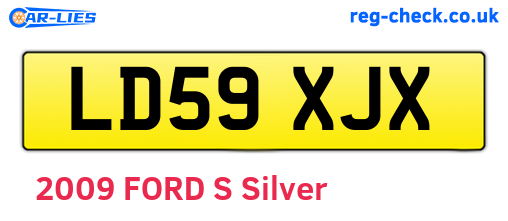 LD59XJX are the vehicle registration plates.