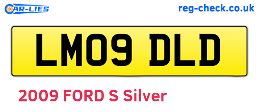 LM09DLD are the vehicle registration plates.