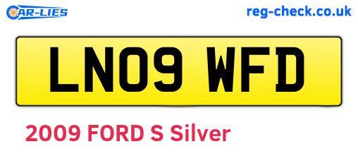 LN09WFD are the vehicle registration plates.