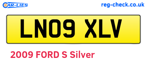 LN09XLV are the vehicle registration plates.