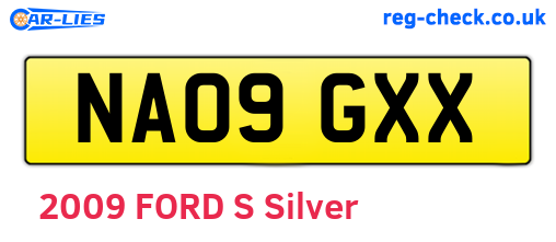 NA09GXX are the vehicle registration plates.