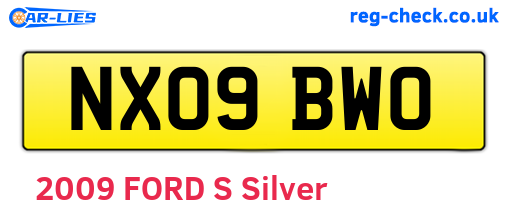 NX09BWO are the vehicle registration plates.