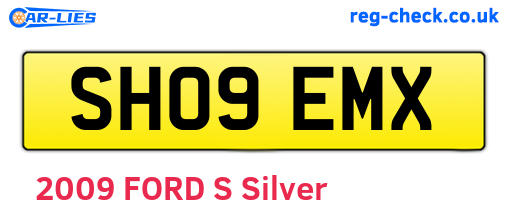 SH09EMX are the vehicle registration plates.