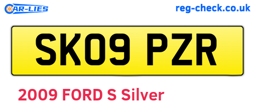 SK09PZR are the vehicle registration plates.
