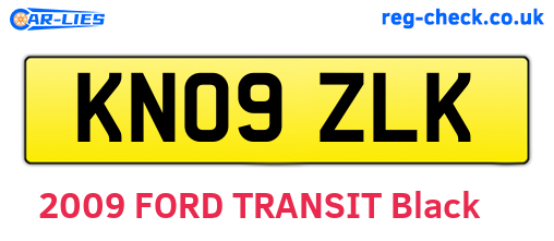 KN09ZLK are the vehicle registration plates.