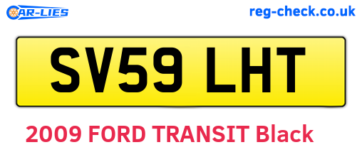 SV59LHT are the vehicle registration plates.