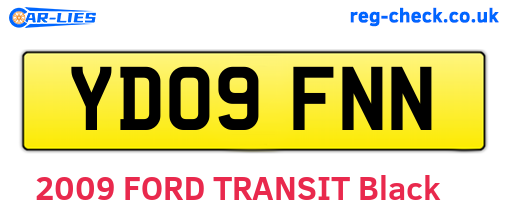 YD09FNN are the vehicle registration plates.