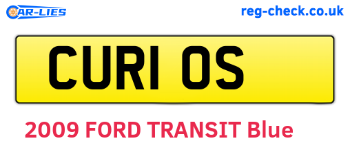 CUR10S are the vehicle registration plates.