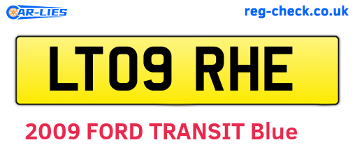 LT09RHE are the vehicle registration plates.