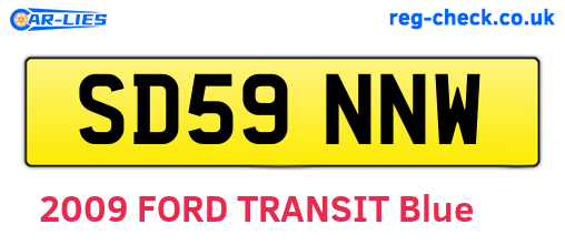 SD59NNW are the vehicle registration plates.