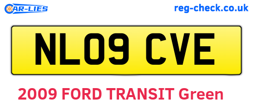 NL09CVE are the vehicle registration plates.