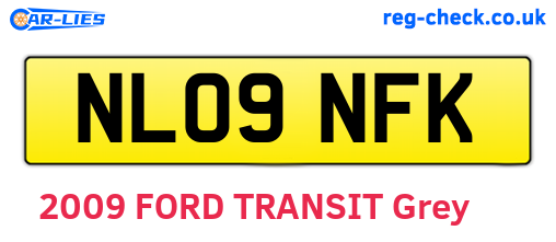 NL09NFK are the vehicle registration plates.