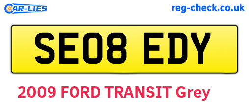 SE08EDY are the vehicle registration plates.