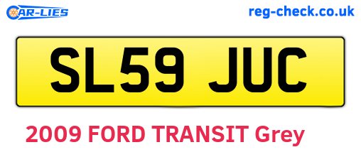 SL59JUC are the vehicle registration plates.