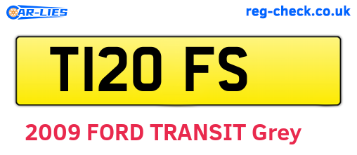 T12OFS are the vehicle registration plates.