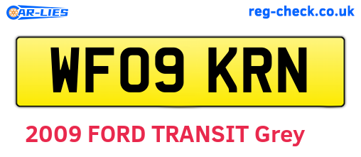 WF09KRN are the vehicle registration plates.