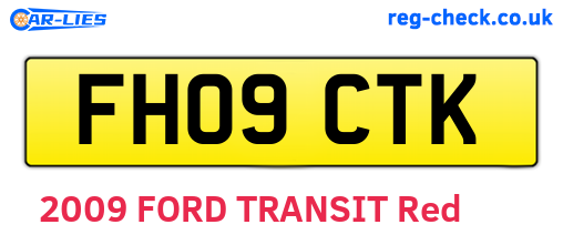 FH09CTK are the vehicle registration plates.