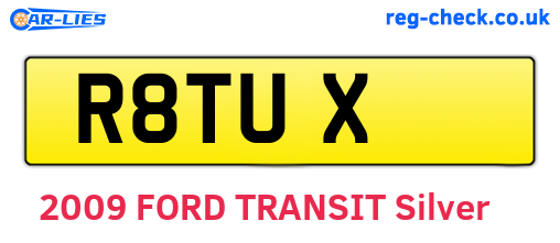 R8TUX are the vehicle registration plates.