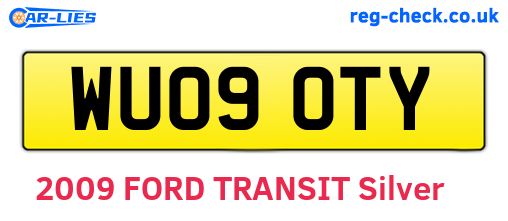 WU09OTY are the vehicle registration plates.