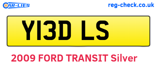 Y13DLS are the vehicle registration plates.