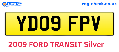 YD09FPV are the vehicle registration plates.