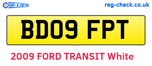 BD09FPT are the vehicle registration plates.