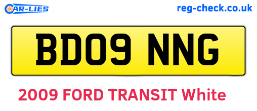 BD09NNG are the vehicle registration plates.