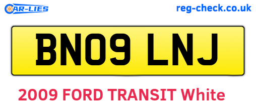 BN09LNJ are the vehicle registration plates.