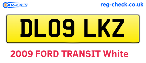 DL09LKZ are the vehicle registration plates.
