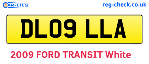 DL09LLA are the vehicle registration plates.