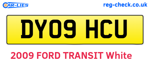 DY09HCU are the vehicle registration plates.