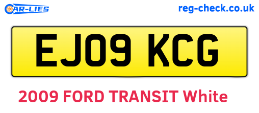 EJ09KCG are the vehicle registration plates.