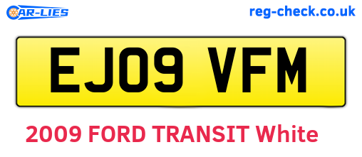 EJ09VFM are the vehicle registration plates.