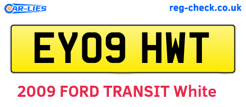 EY09HWT are the vehicle registration plates.