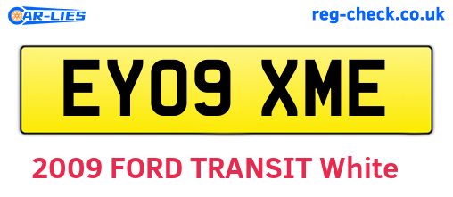 EY09XME are the vehicle registration plates.