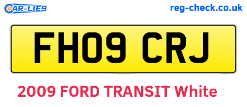 FH09CRJ are the vehicle registration plates.