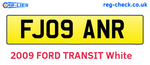 FJ09ANR are the vehicle registration plates.