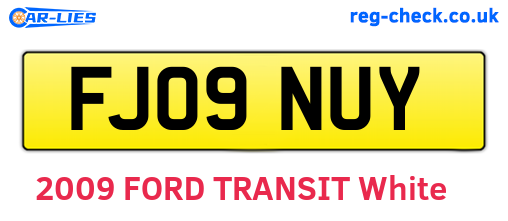 FJ09NUY are the vehicle registration plates.