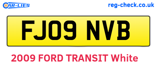 FJ09NVB are the vehicle registration plates.