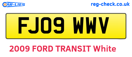 FJ09WWV are the vehicle registration plates.