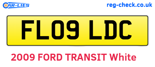 FL09LDC are the vehicle registration plates.