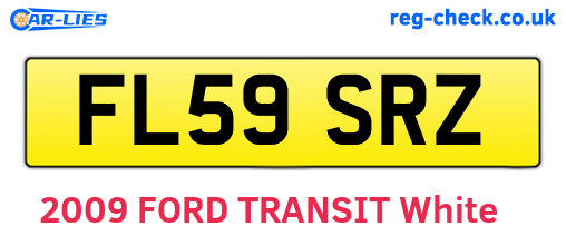 FL59SRZ are the vehicle registration plates.